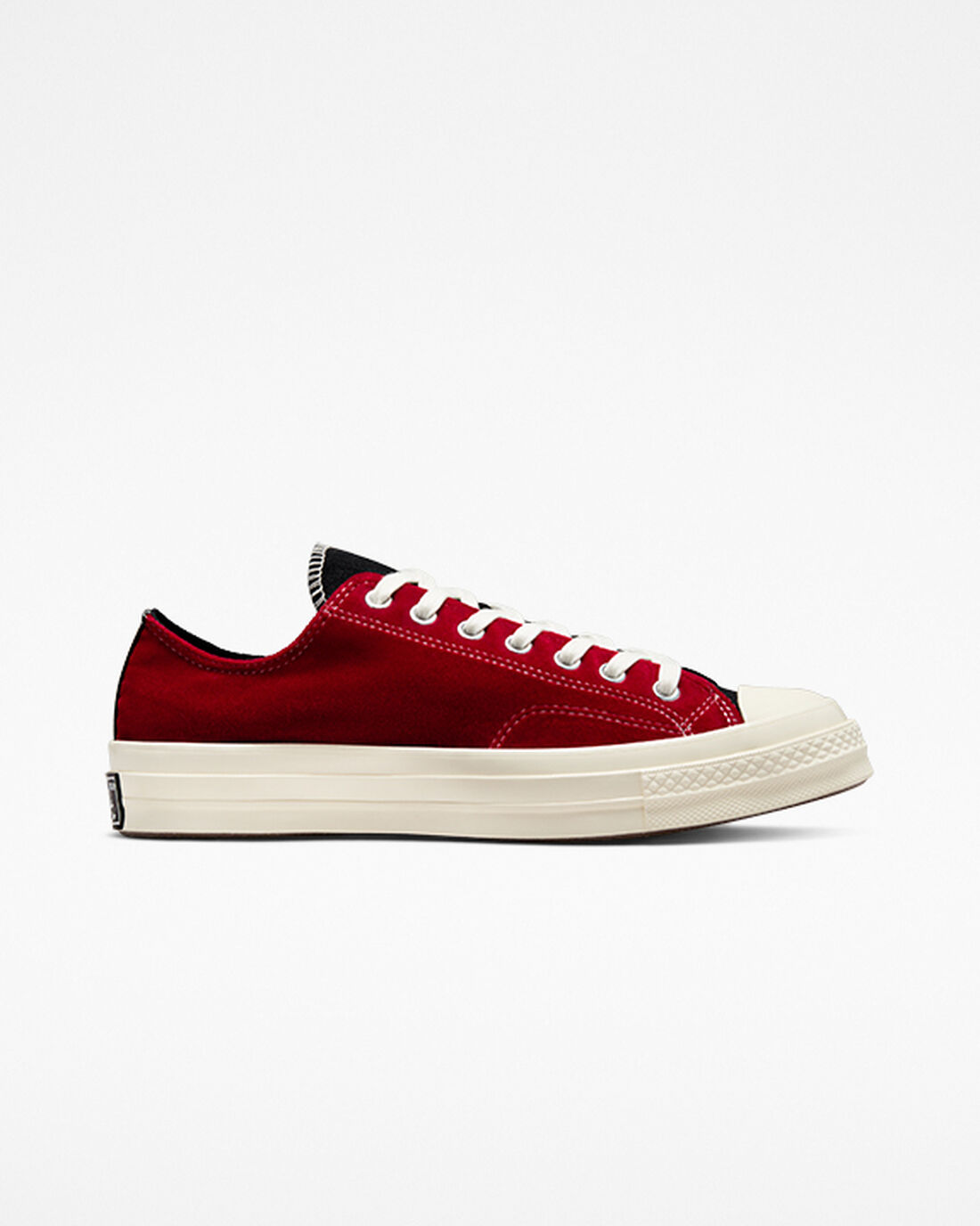 Converse Chuck 70 Beyond Retro Velvet Férfi Tornacipő Fekete/Piros | HU15980