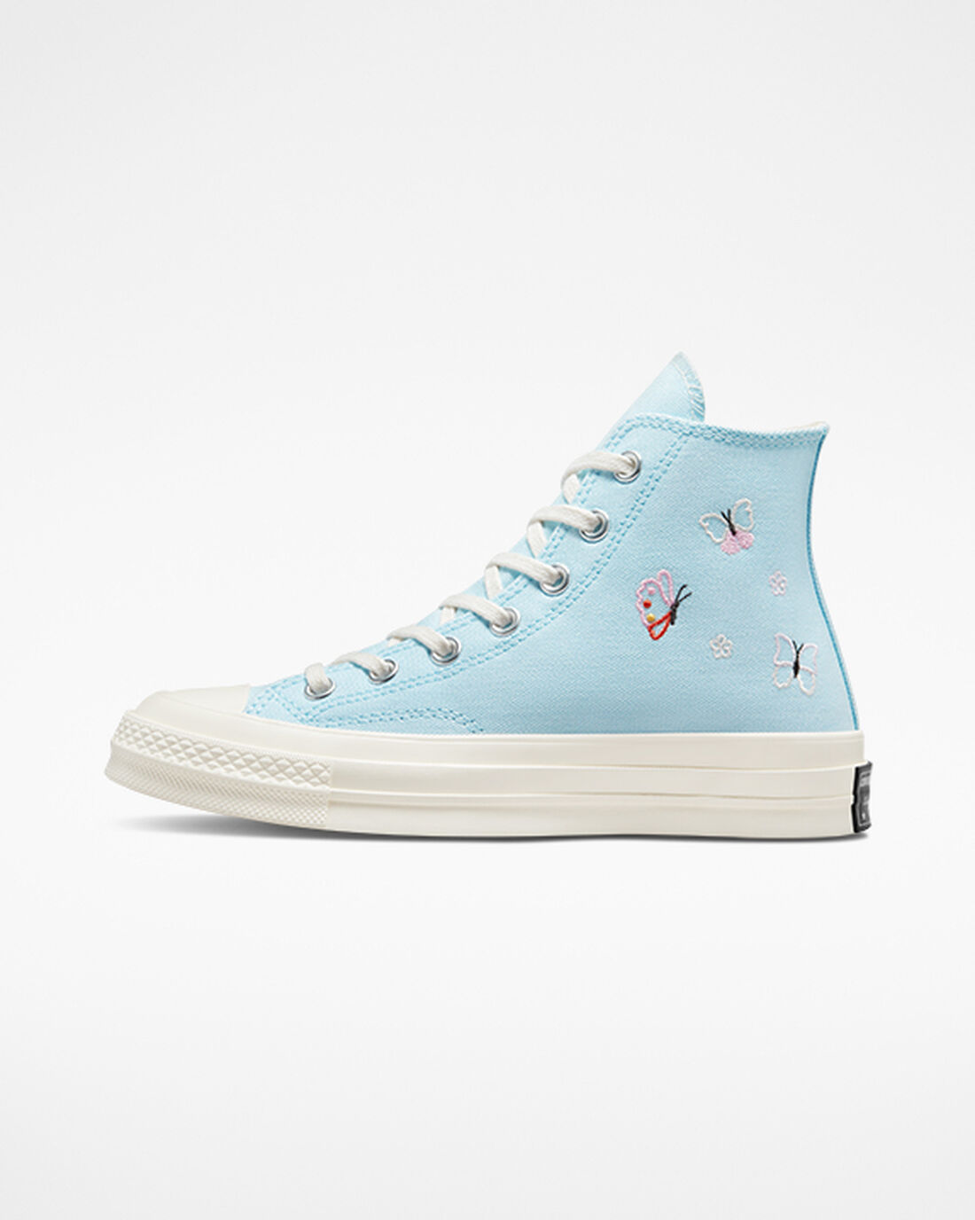 Converse Chuck 70 Butterfly Wings Női Magasszárú Cipő Kék/Fekete | HU05714