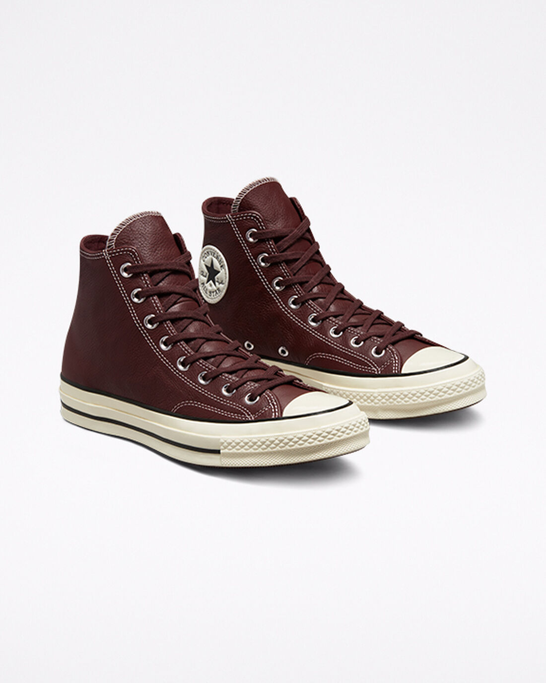 Converse Chuck 70 Bőr Férfi Magasszárú Cipő Bordó | HU85702