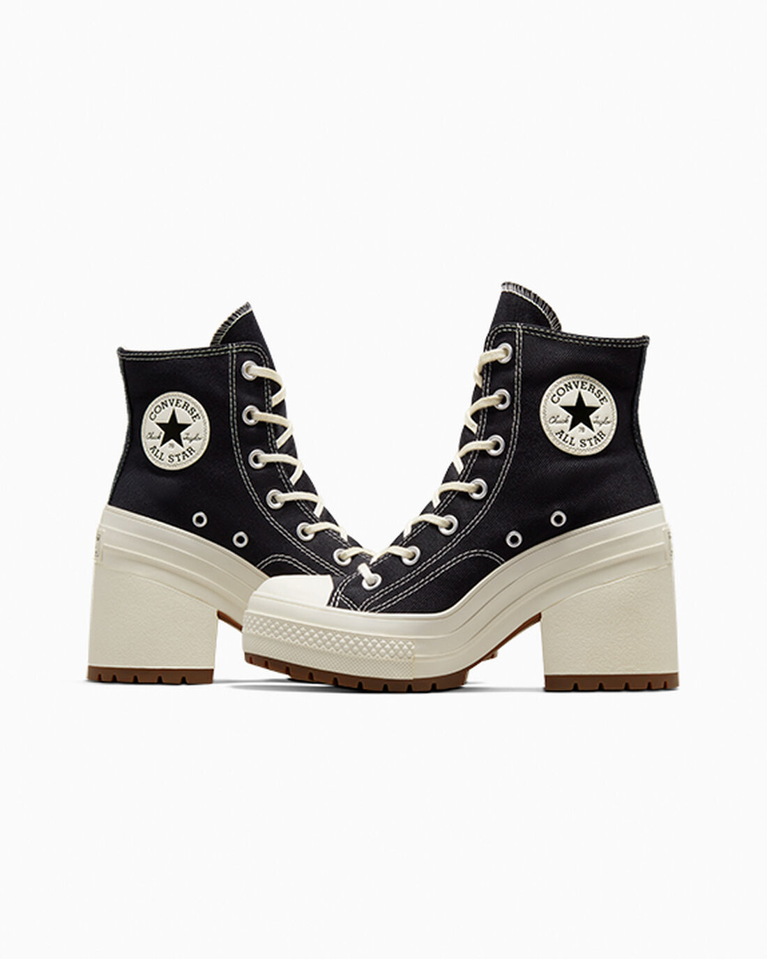 Converse Chuck 70 De Luxe Heel Női Magasszárú Cipő Fekete | HU03745