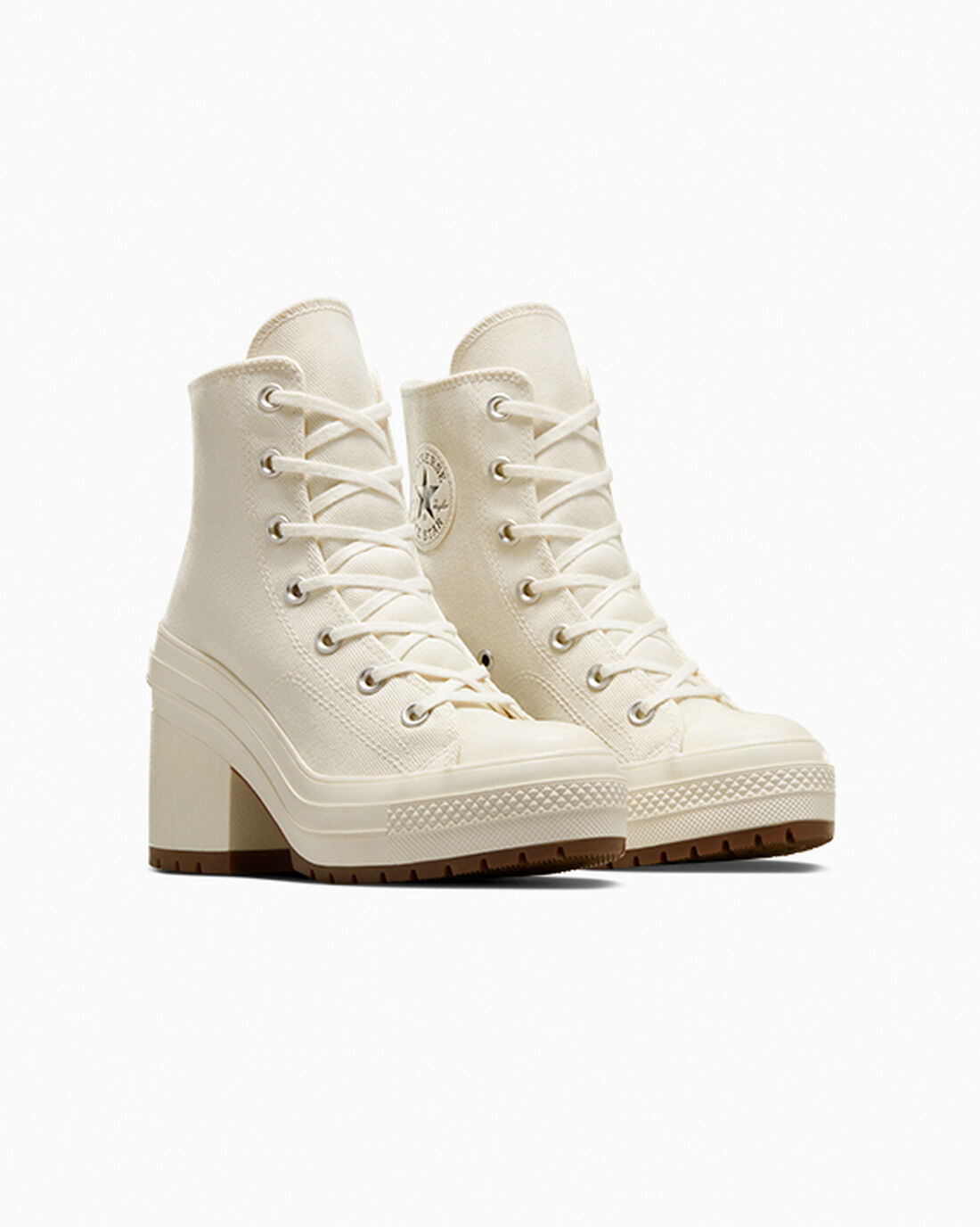 Converse Chuck 70 De Luxe Heel Női Magasszárú Cipő Bézs/Fekete | HU81903