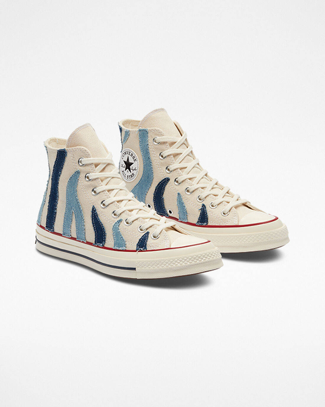 Converse Chuck 70 Denim Férfi Magasszárú Cipő Bézs Kék | HU53729