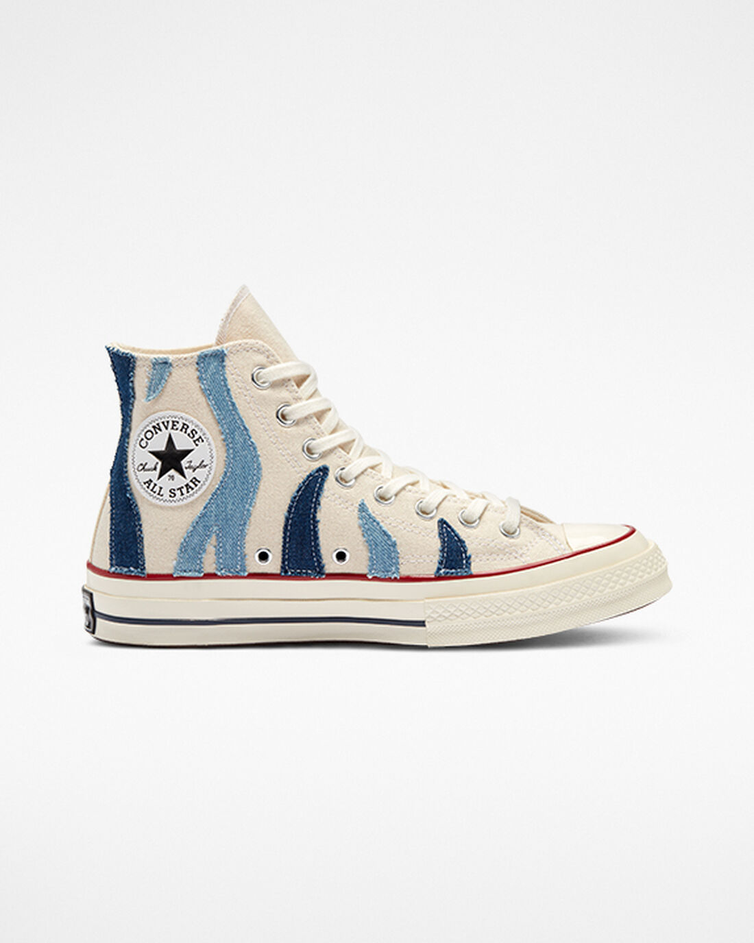 Converse Chuck 70 Denim Férfi Magasszárú Cipő Bézs Kék | HU53729