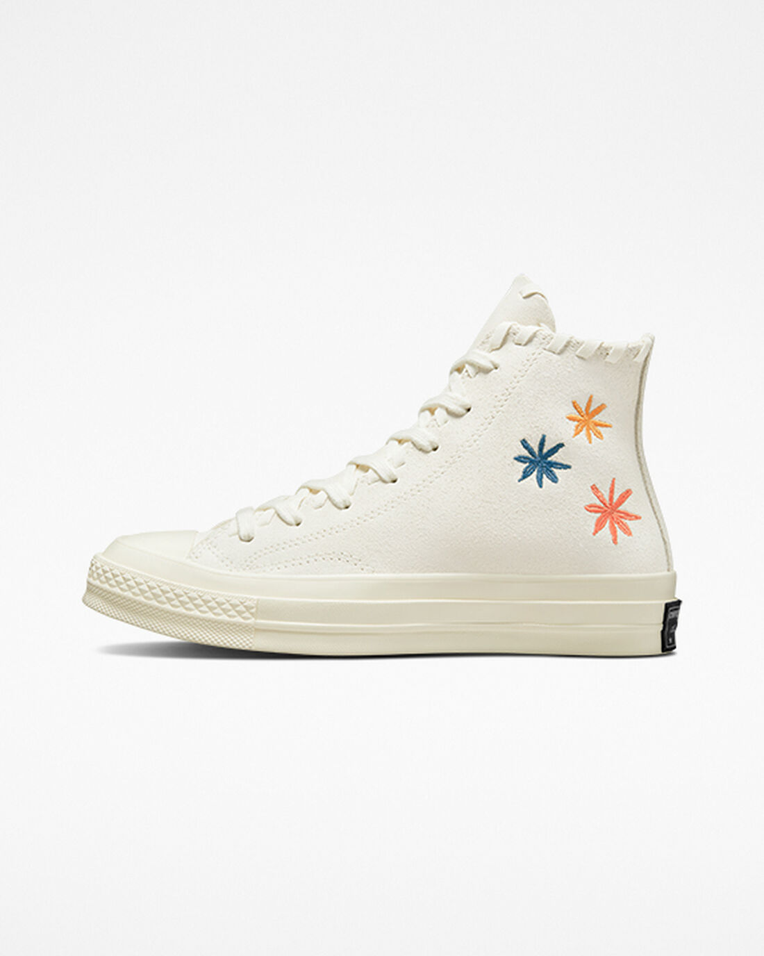 Converse Chuck 70 Embroidered Florals Női Magasszárú Cipő Bézs/Bézs Fehér | HU18035