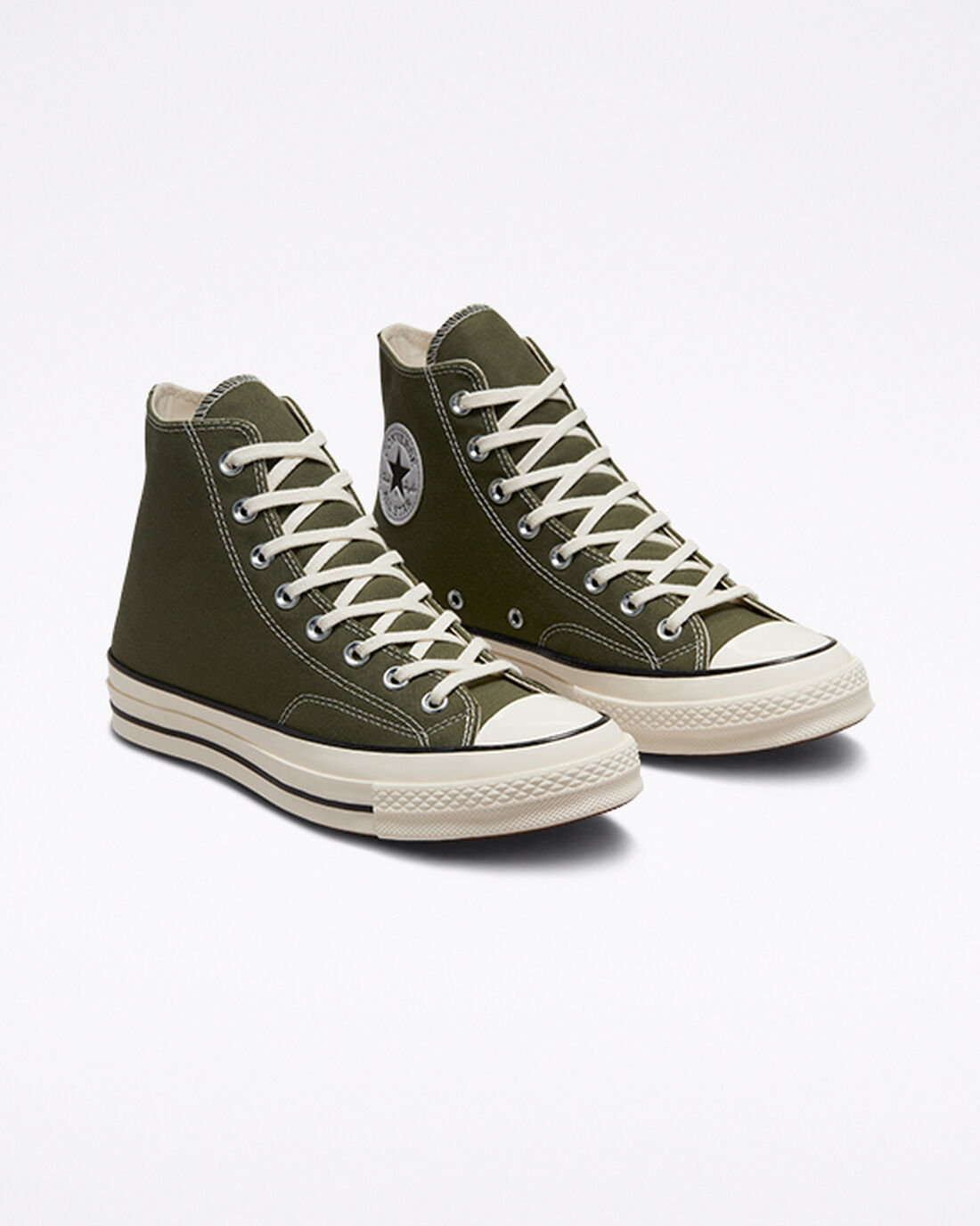 Converse Chuck 70 Férfi Magasszárú Cipő Olivazöld/Fekete | HU51698