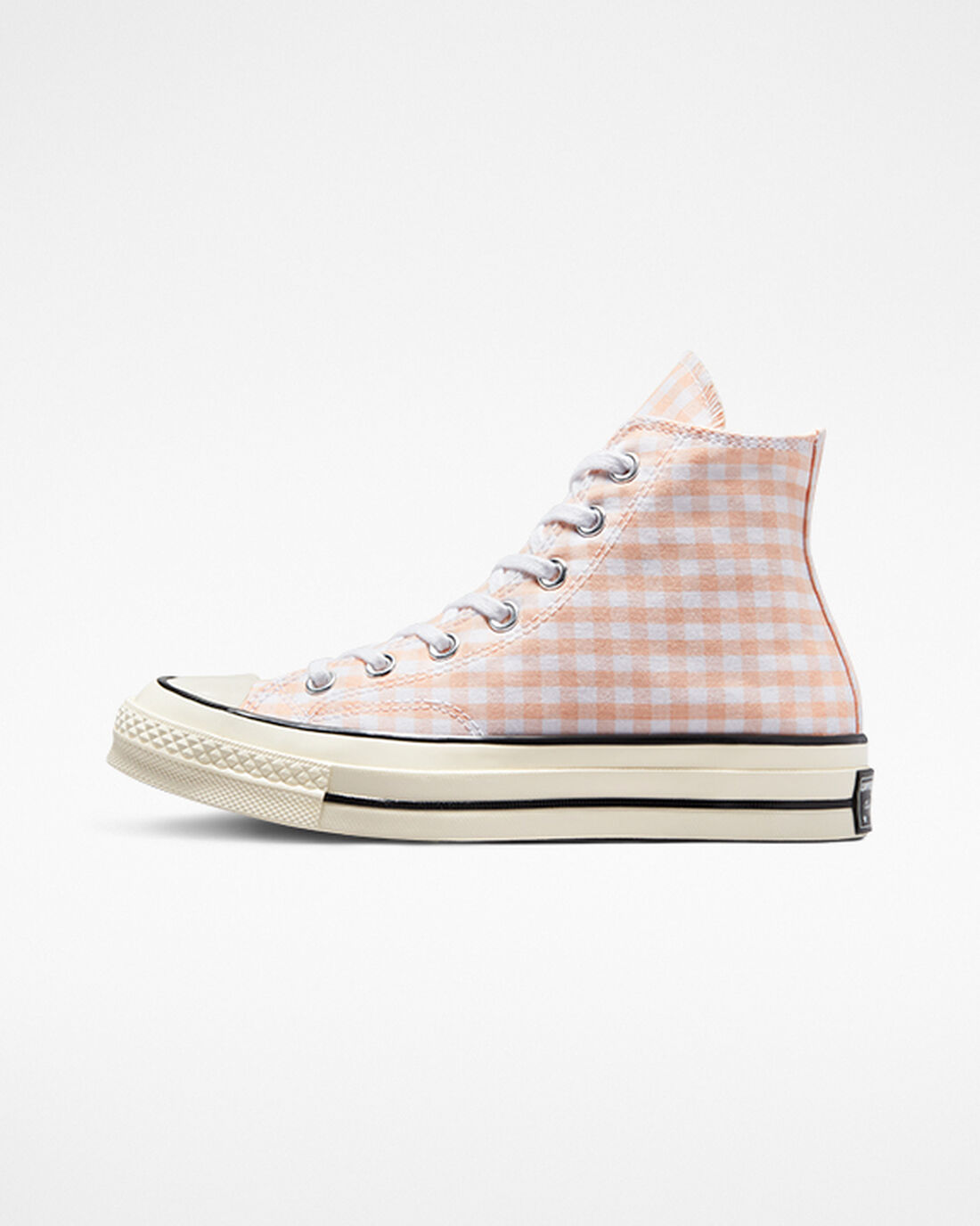 Converse Chuck 70 Gingham Női Magasszárú Cipő Korall/Fehér | HU51293