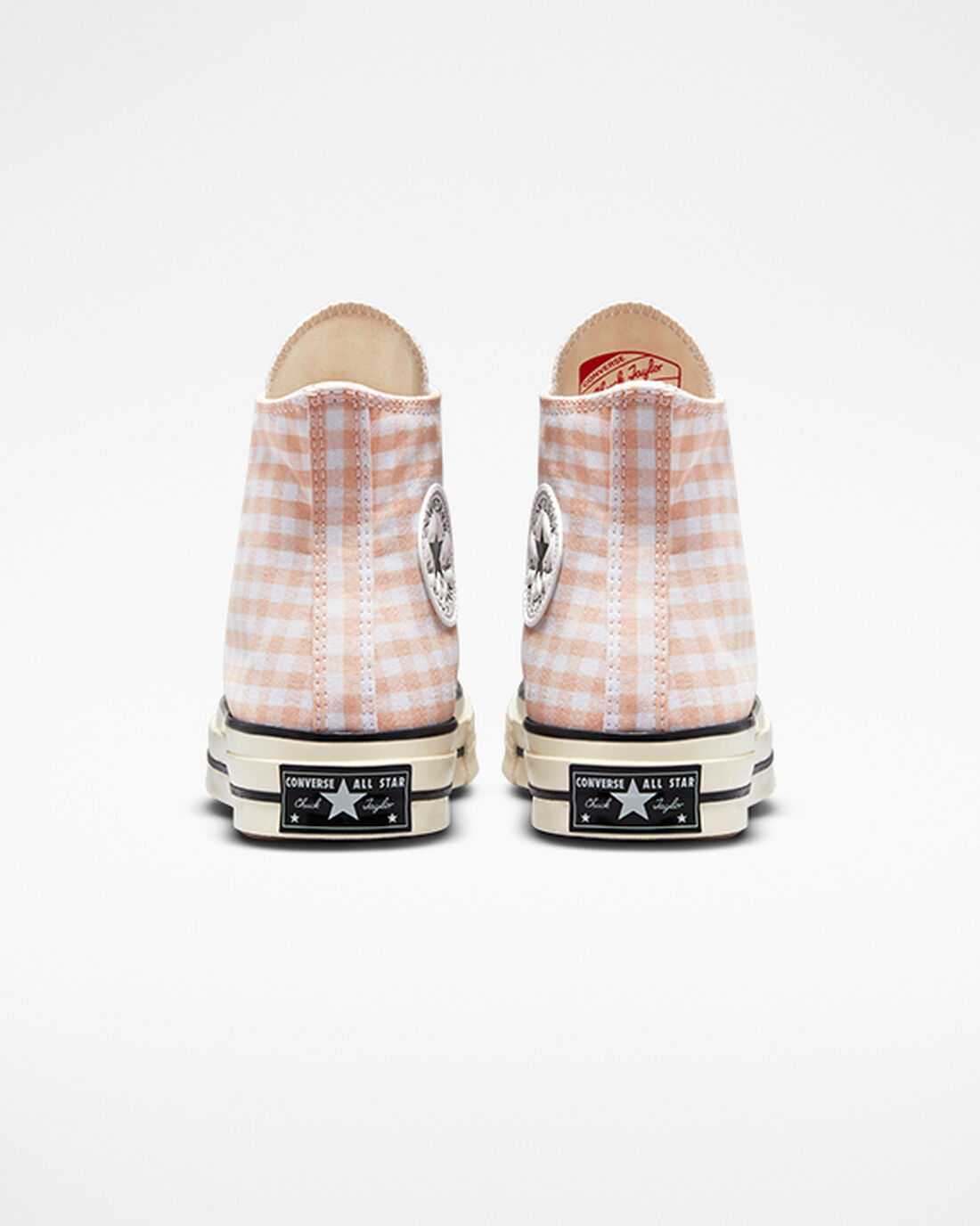 Converse Chuck 70 Gingham Női Magasszárú Cipő Korall/Fehér | HU51293