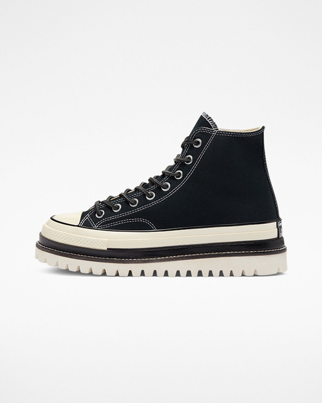 Converse Chuck 70 LTD Lugged Férfi Magasszárú Cipő Fekete | HU76385