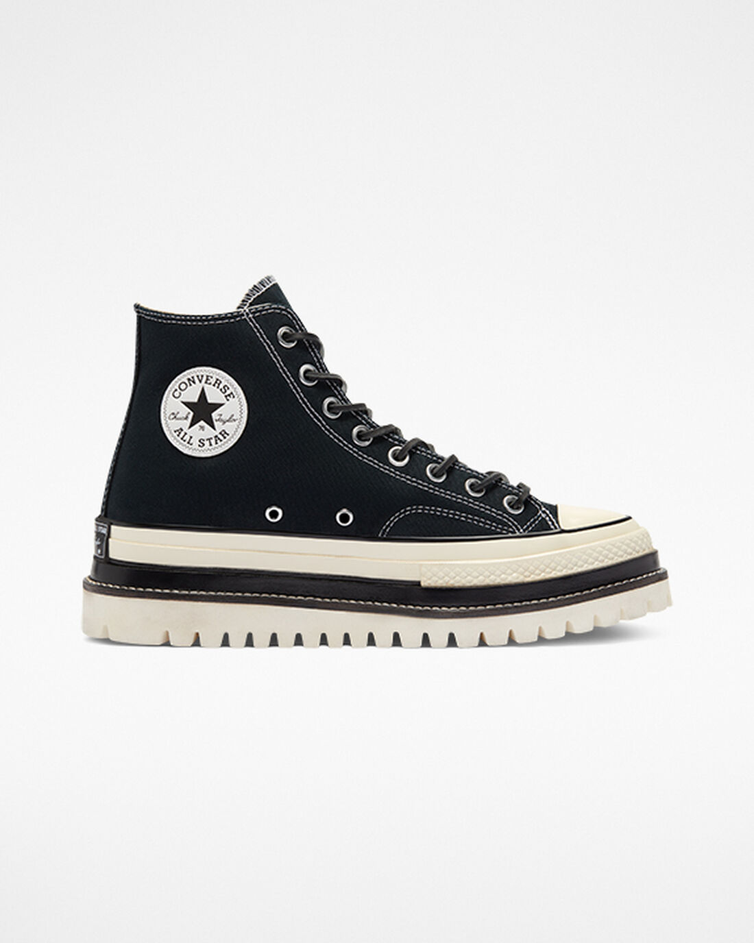 Converse Chuck 70 LTD Lugged Férfi Magasszárú Cipő Fekete | HU76385