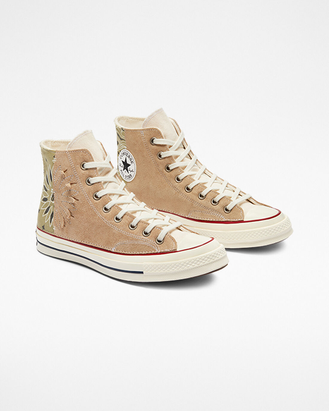 Converse Chuck 70 LTD Paisley Velúr Férfi Magasszárú Cipő Bézs Barna | HU63418