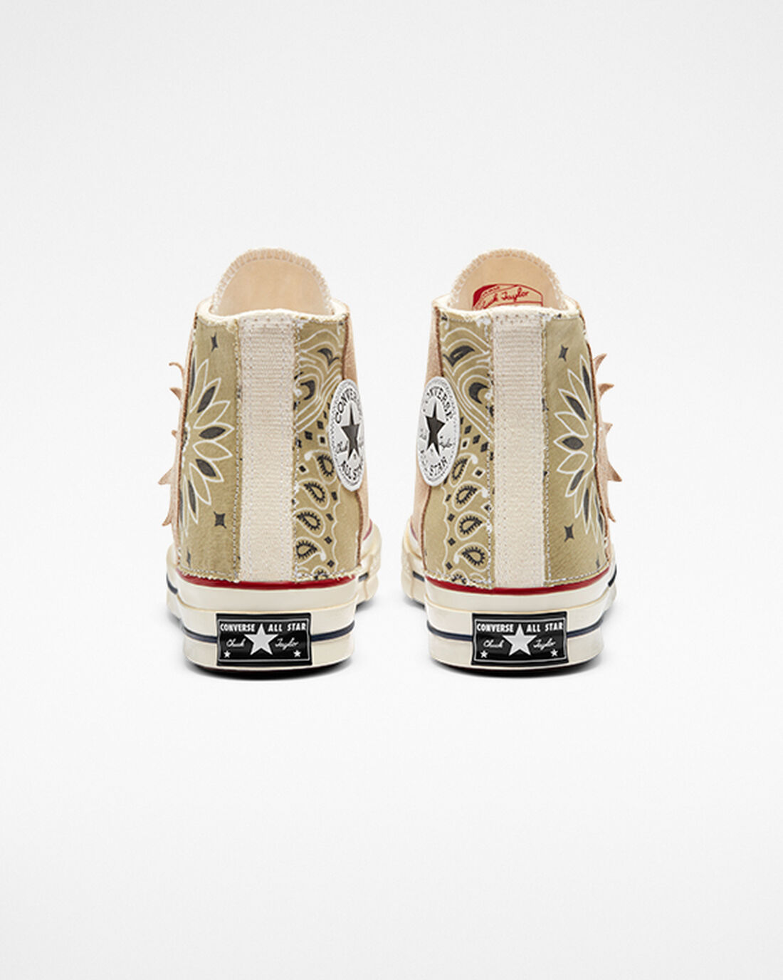 Converse Chuck 70 LTD Paisley Velúr Férfi Magasszárú Cipő Bézs Barna | HU63418