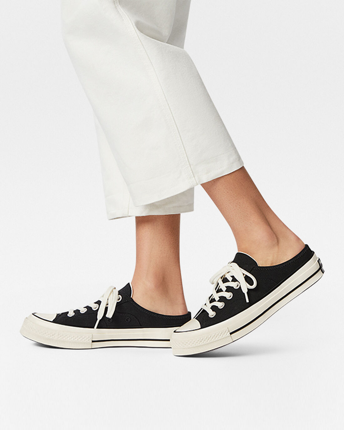 Converse Chuck 70 Mule Férfi Tornacipő Fekete | HU14956