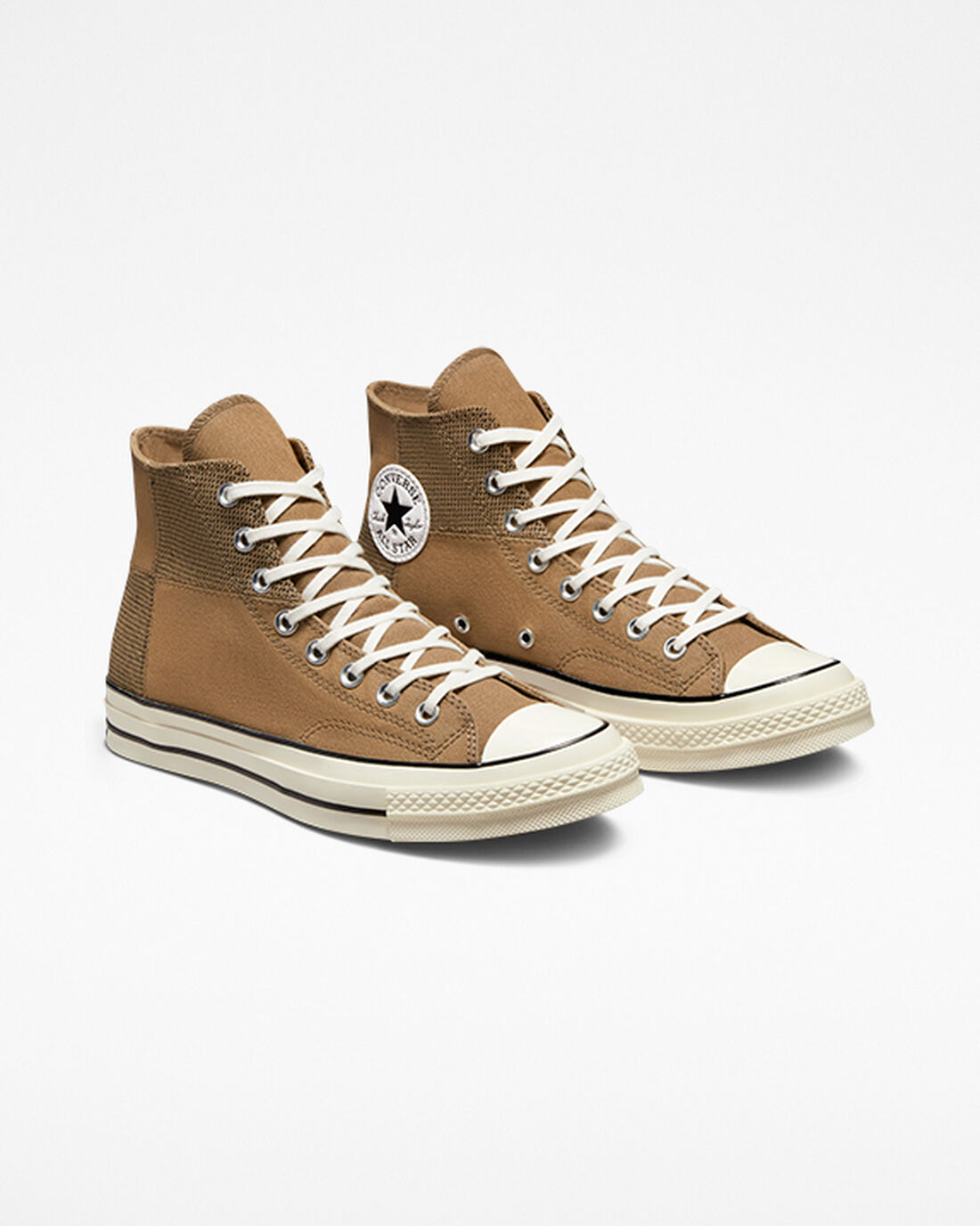 Converse Chuck 70 Patchwork Férfi Magasszárú Cipő Barna/Fekete | HU01659