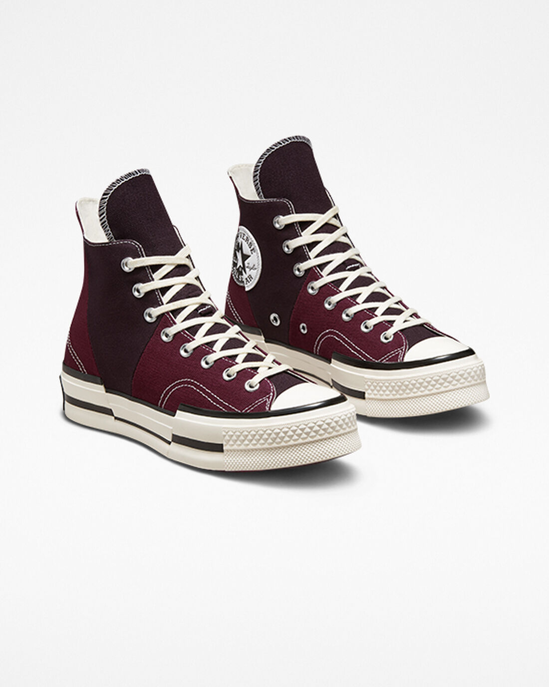 Converse Chuck 70 Plus Férfi Magasszárú Cipő Sötét Piros/Fekete | HU13268