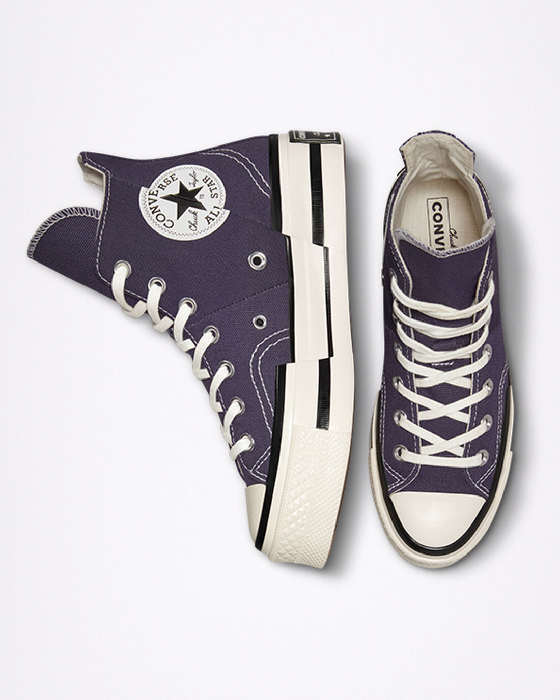 Converse Chuck 70 Plus Férfi Magasszárú Cipő Lila/Fekete | HU38069