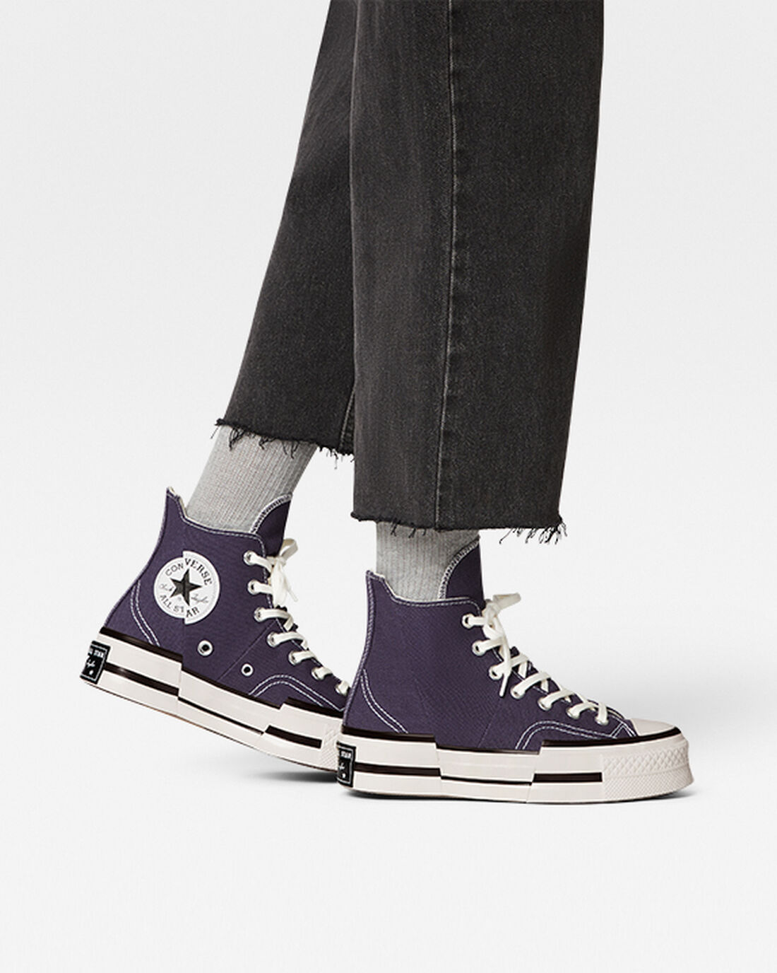 Converse Chuck 70 Plus Férfi Magasszárú Cipő Lila/Fekete | HU38069