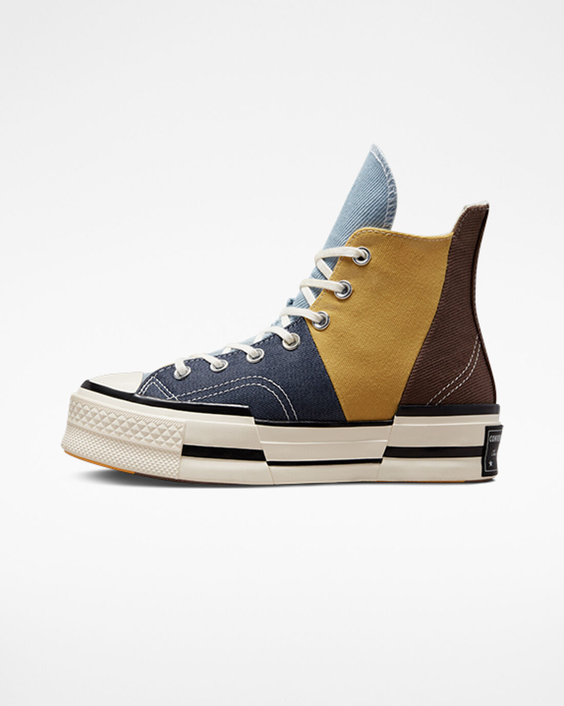 Converse Chuck 70 Plus Férfi Magasszárú Cipő Barna/Sötétkék | HU48752