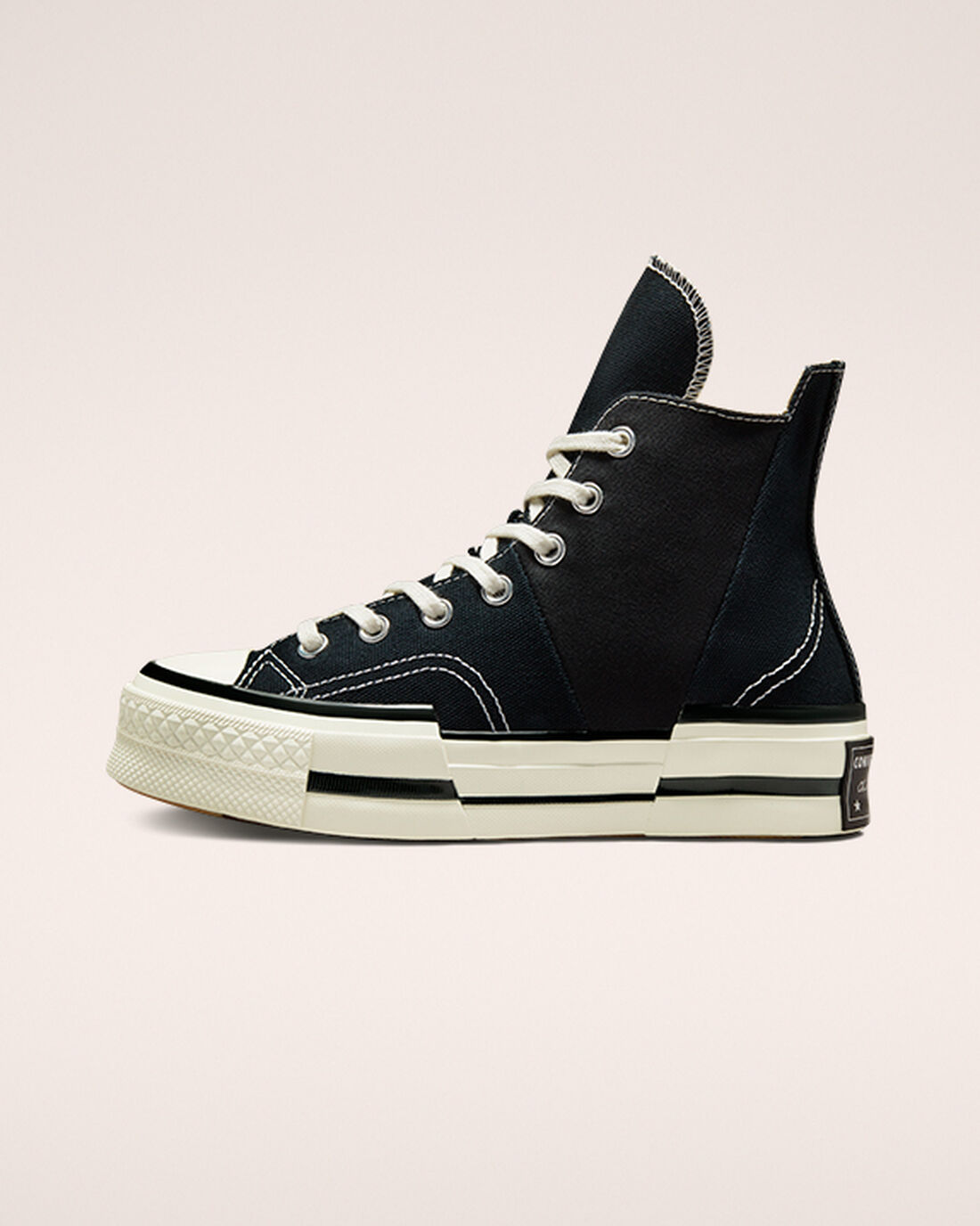 Converse Chuck 70 Plus Férfi Magasszárú Cipő Fekete | HU56713