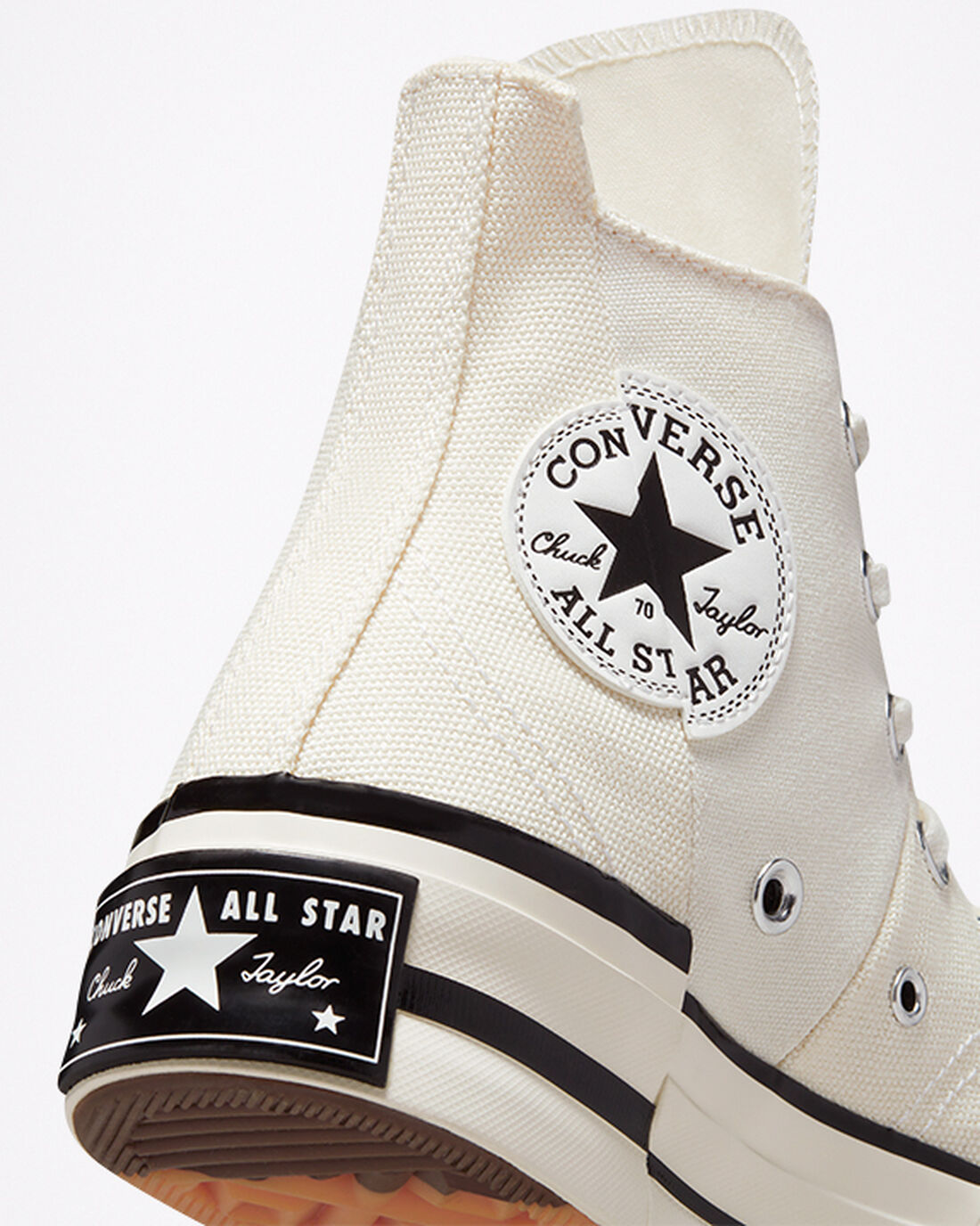 Converse Chuck 70 Plus Férfi Magasszárú Cipő Bézs/Fekete | HU98670