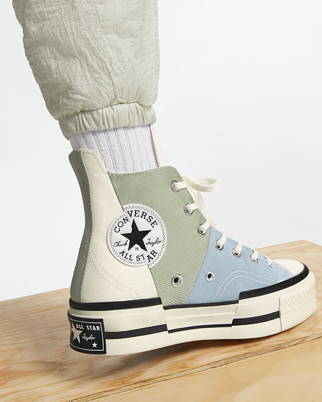 Converse Chuck 70 Plus Női Magasszárú Cipő Olivazöld | HU10978