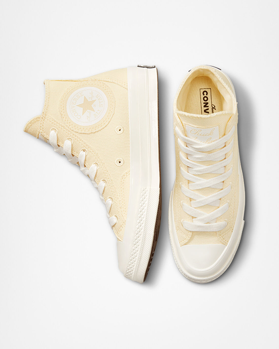 Converse Chuck 70 Raw Edge Női Magasszárú Cipő Bézs | HU63820