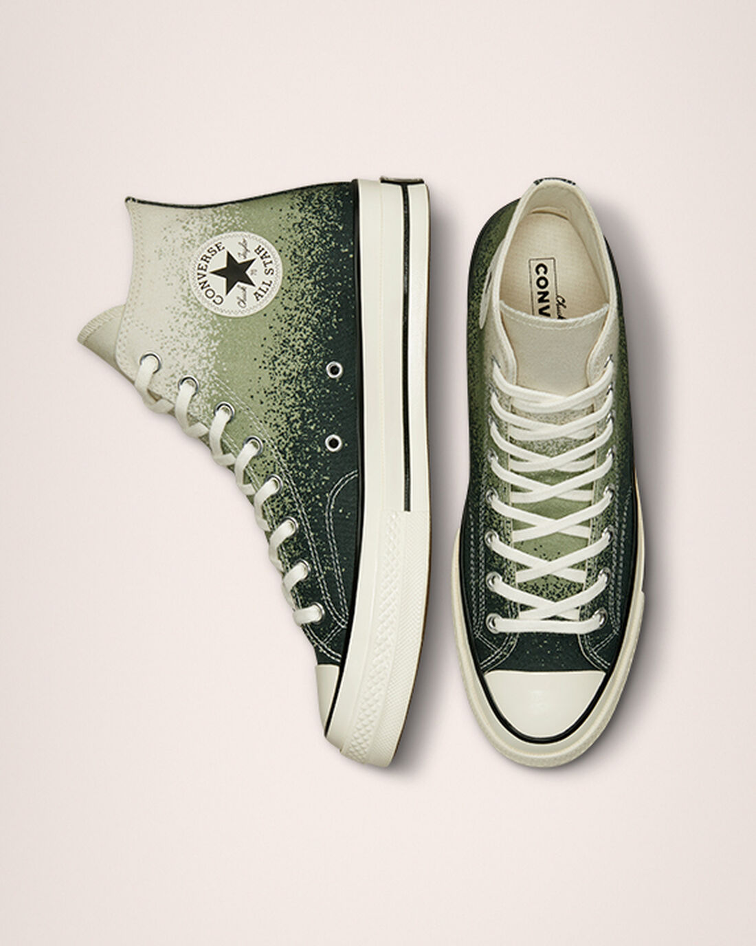 Converse Chuck 70 Scatter Dye Férfi Magasszárú Cipő Fekete | HU30285