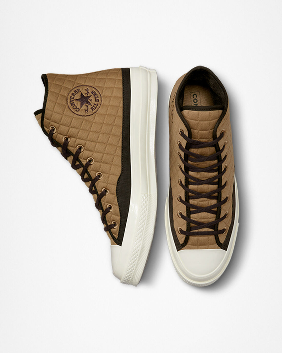 Converse Chuck 70 Steppelt Férfi Magasszárú Cipő Barna/Fekete | HU56813