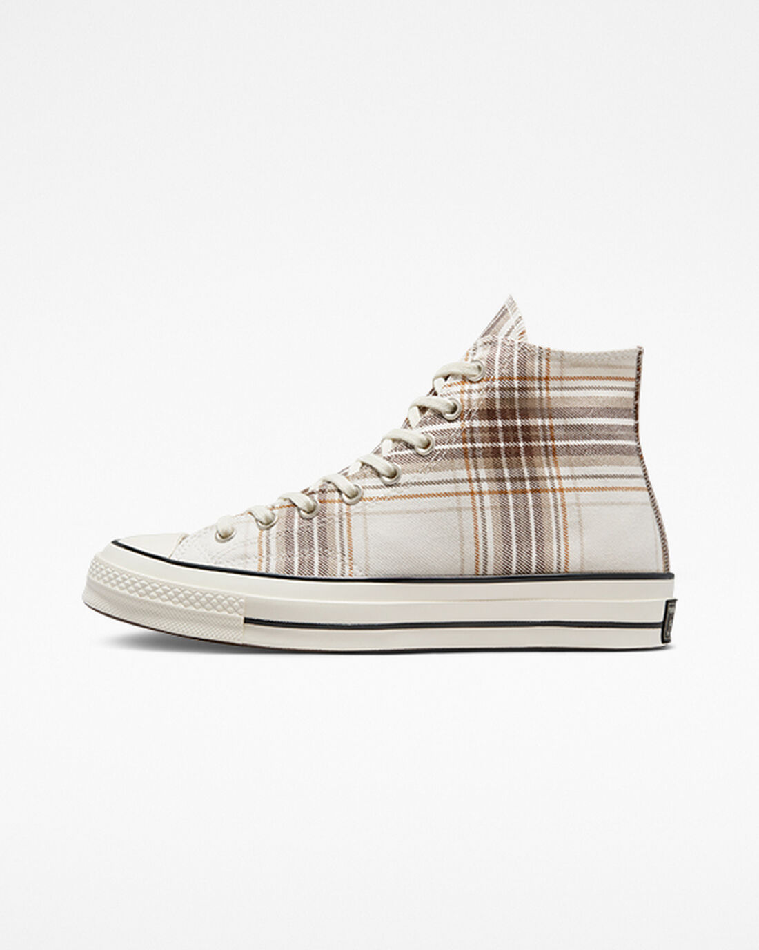 Converse Chuck 70 Tartan Férfi Magasszárú Cipő Bézs/Sötét/Fekete | HU78329