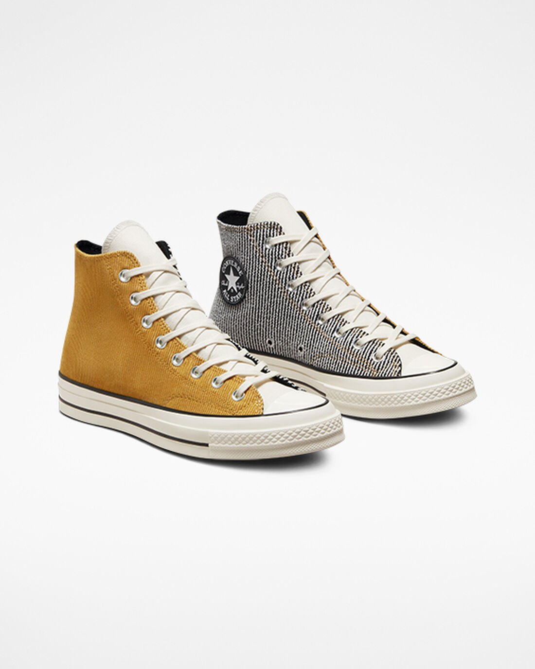 Converse Chuck 70 Textured Tri-Panel Férfi Magasszárú Cipő Narancssárga/Fekete | HU64701