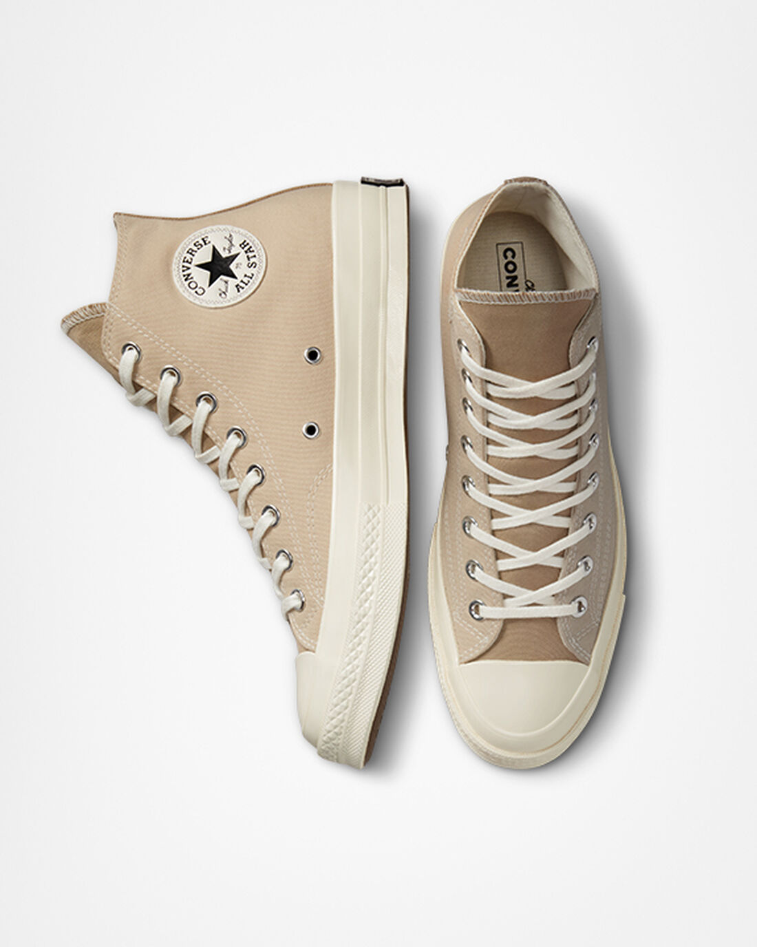 Converse Chuck 70 Tri-Panel Férfi Magasszárú Cipő Bézs | HU08431