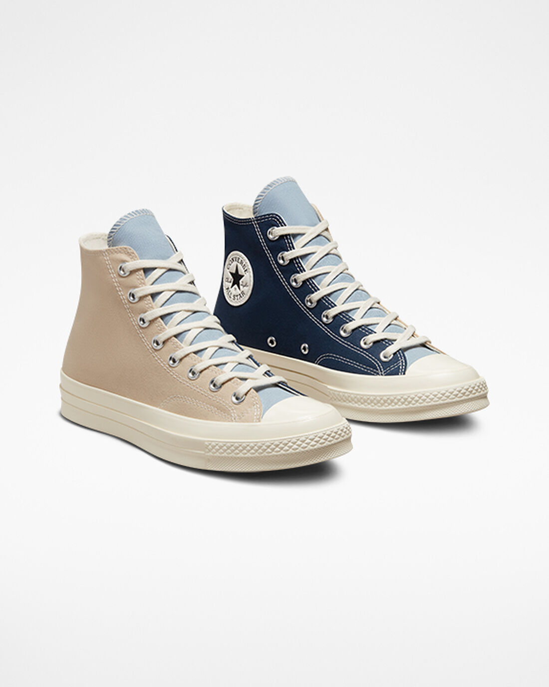 Converse Chuck 70 Tri-Panel Férfi Magasszárú Cipő Sötétkék | HU52783