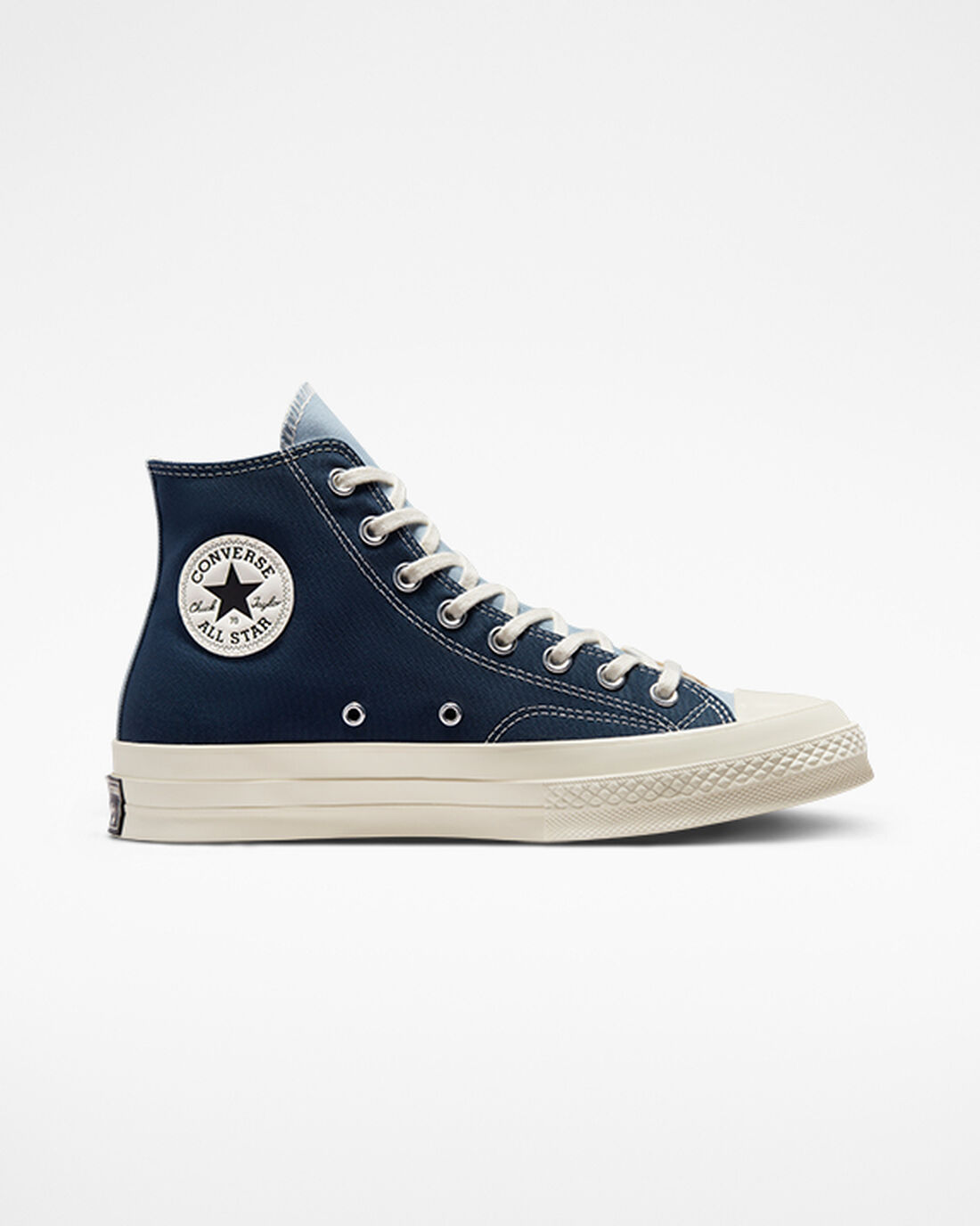 Converse Chuck 70 Tri-Panel Férfi Magasszárú Cipő Sötétkék | HU52783