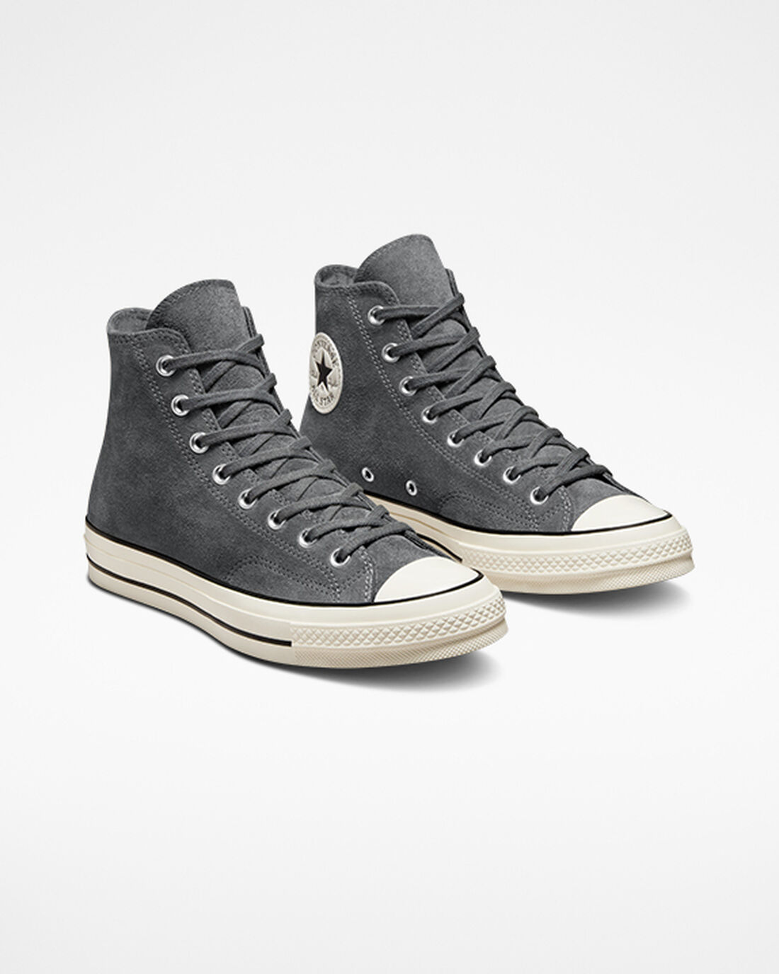 Converse Chuck 70 Velúr Férfi Magasszárú Cipő Szürke/Fekete | HU25017