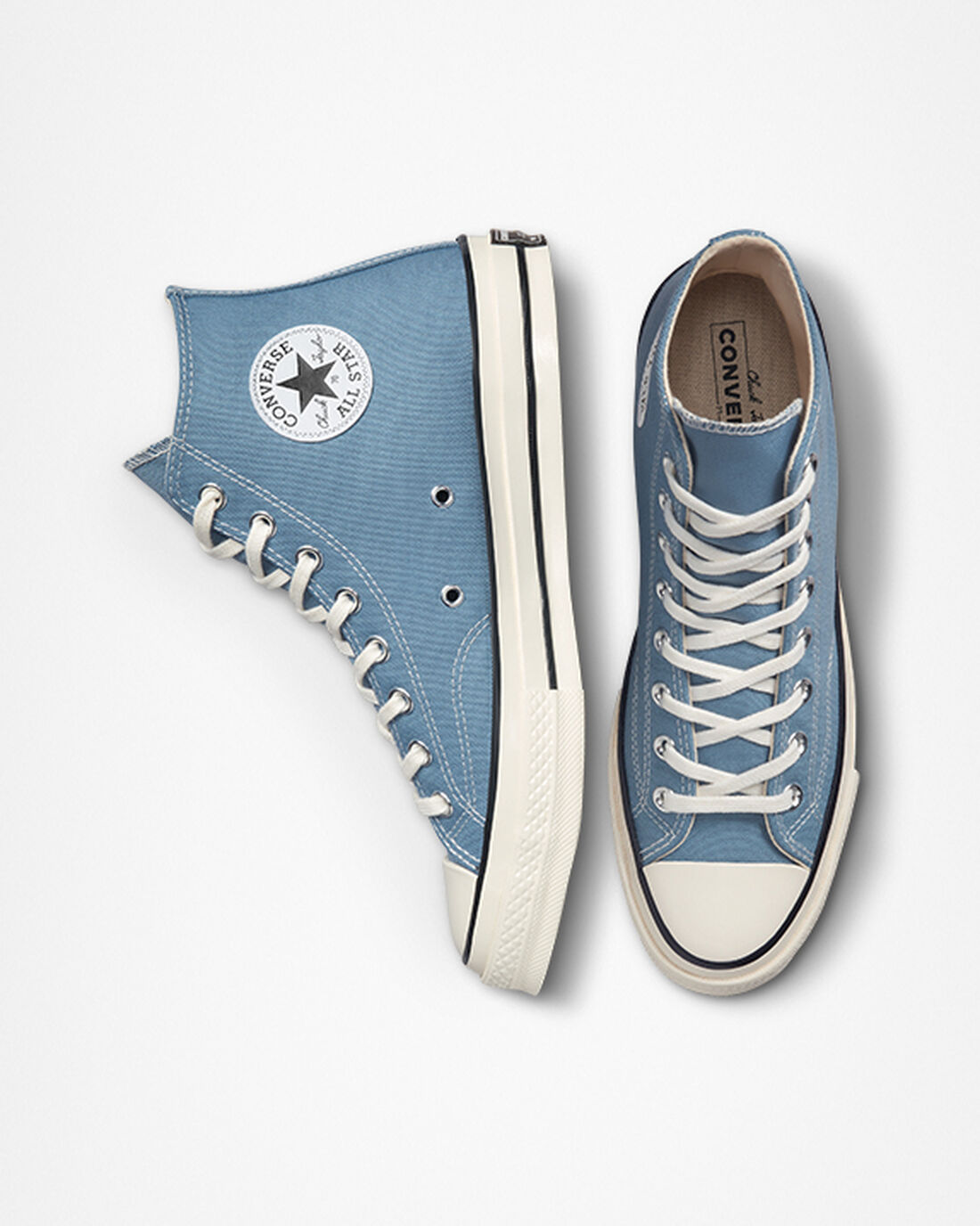 Converse Chuck 70 Vászon Férfi Magasszárú Cipő Sötétkék/Fekete | HU25694