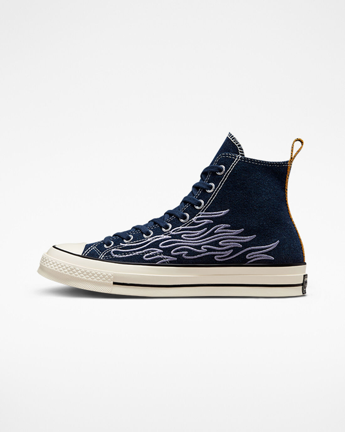 Converse Chuck 70 Workwear Denim Férfi Magasszárú Cipő Obszidián/Sötétkék | HU92854