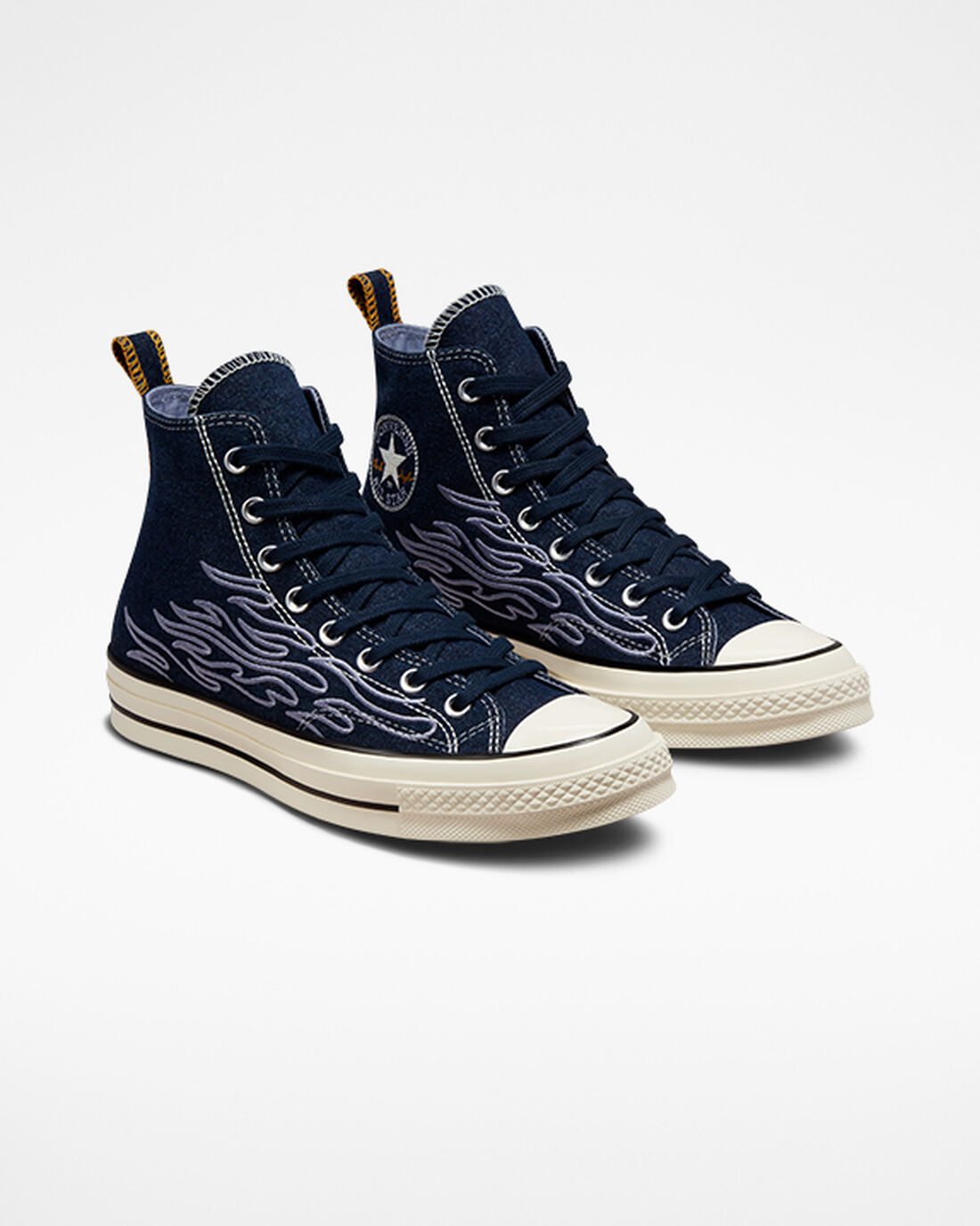 Converse Chuck 70 Workwear Denim Férfi Magasszárú Cipő Obszidián/Sötétkék | HU92854