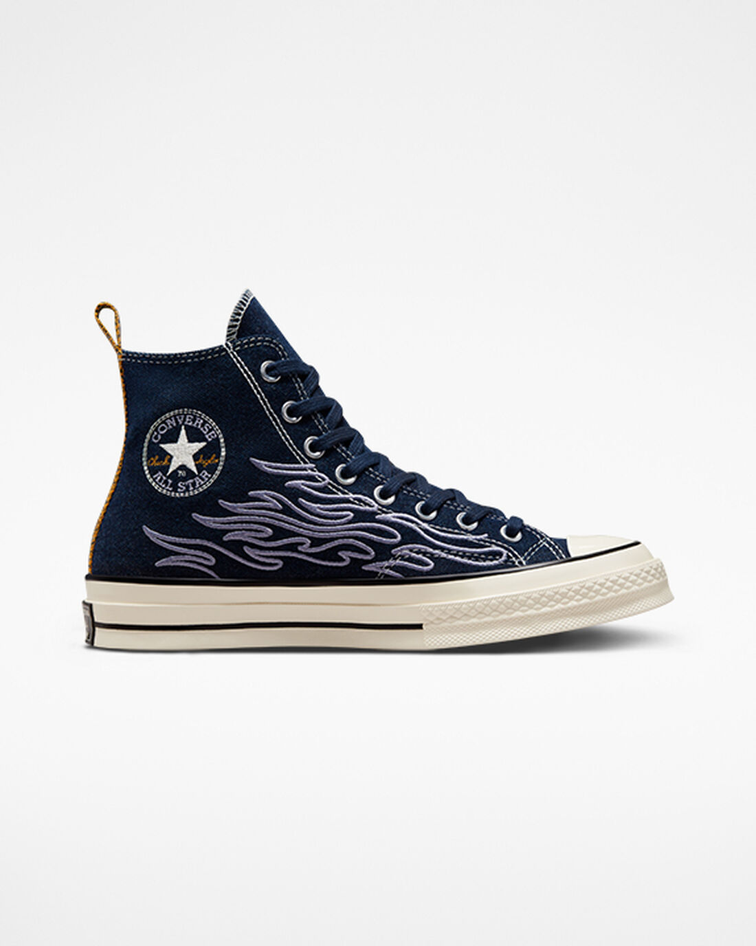 Converse Chuck 70 Workwear Denim Férfi Magasszárú Cipő Obszidián/Sötétkék | HU92854