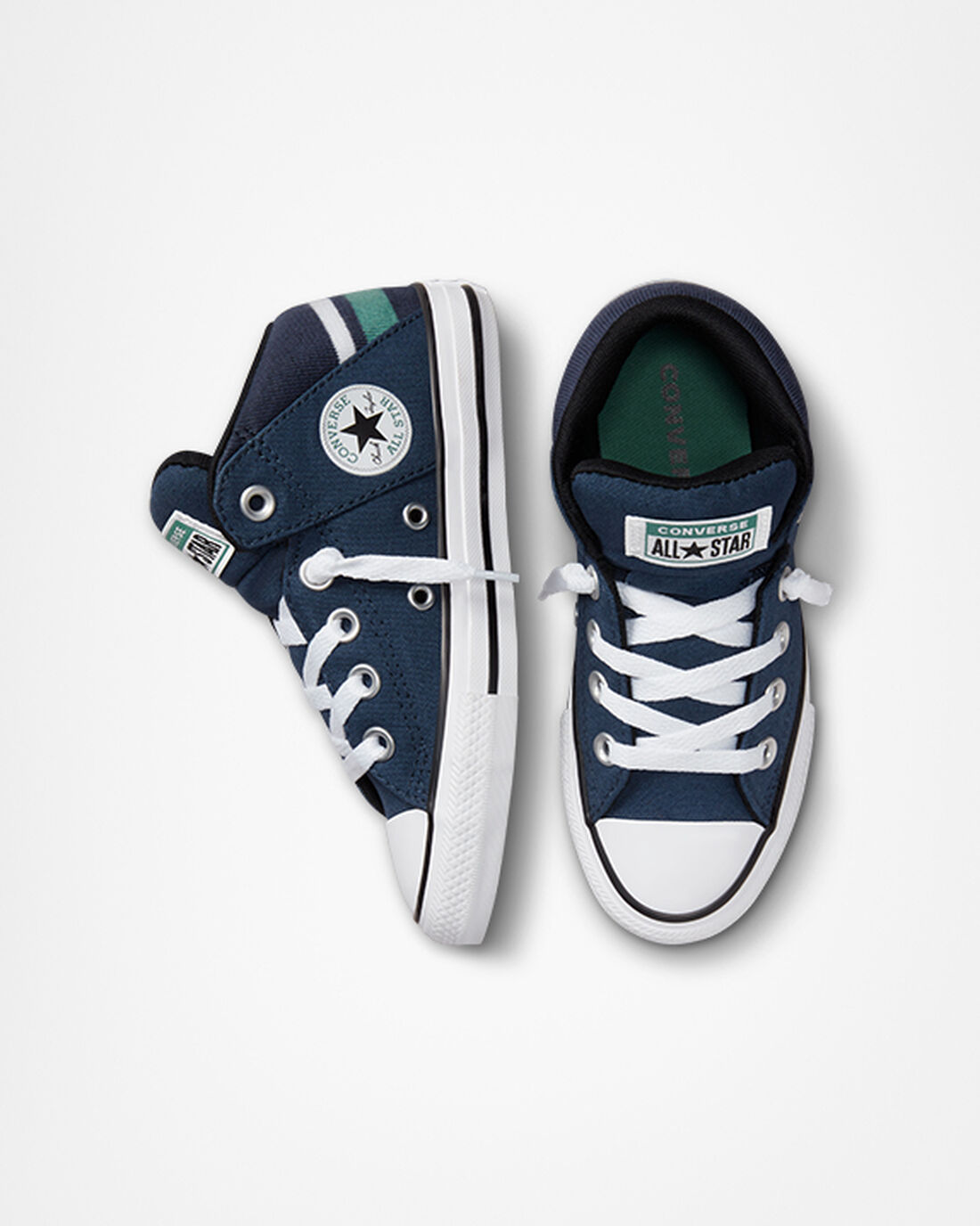 Converse Chuck Taylor All Star Axel Varsity Club Lány Magasszárú Cipő Sötétkék/Fehér | HU36047