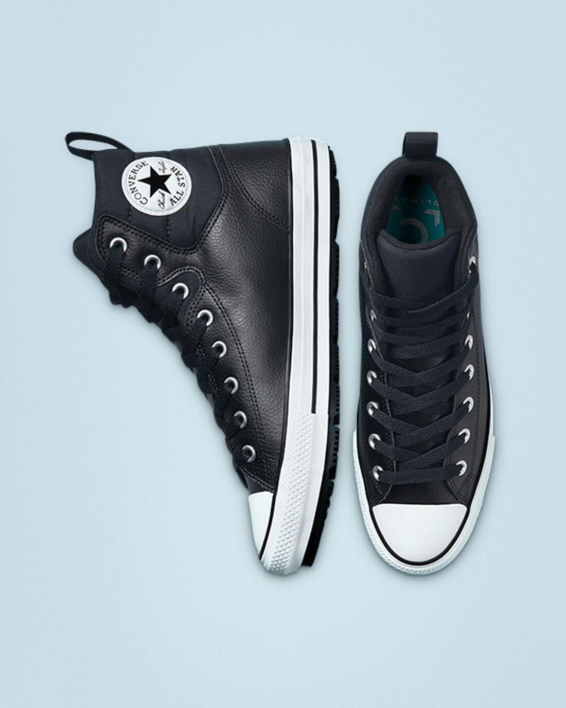 Converse Chuck Taylor All Star Berkshire Férfi Téli Bakancs Fekete/Fehér/Fekete | HU04195