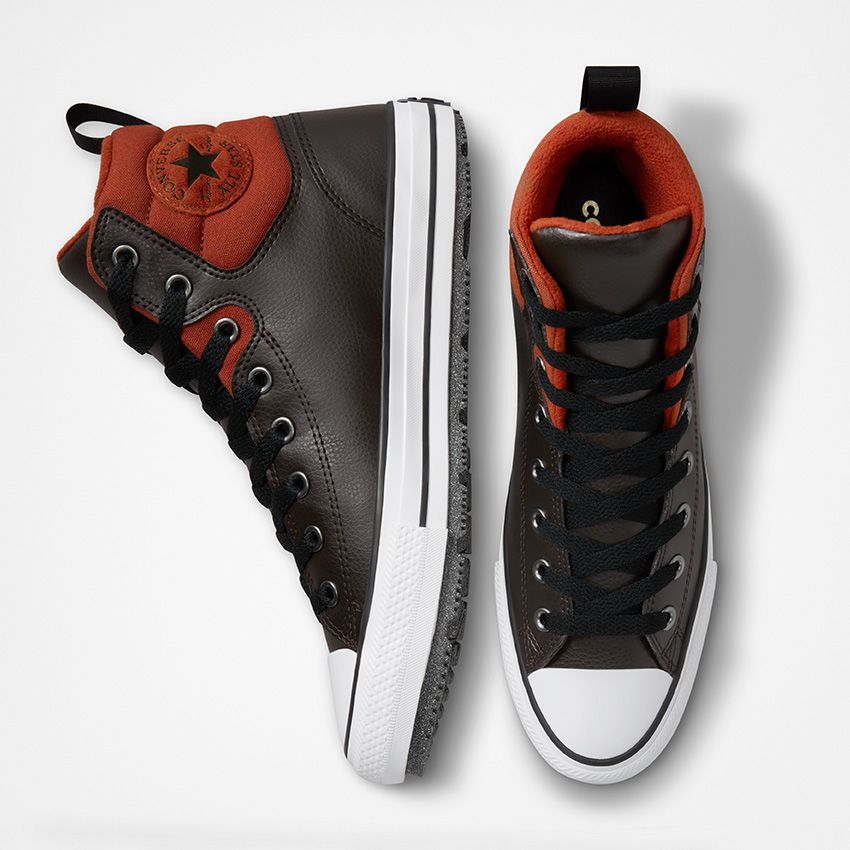 Converse Chuck Taylor All Star Berkshire Boot Vizi Resistant Női Téli Bakancs Barna/Narancssárga/Fekete | HU14283