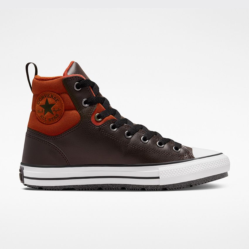 Converse Chuck Taylor All Star Berkshire Boot Vizi Resistant Női Téli Bakancs Barna/Narancssárga/Fekete | HU14283