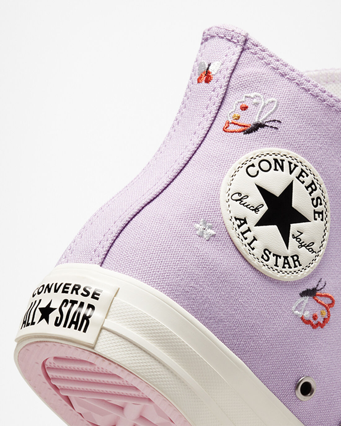 Converse Chuck Taylor All Star Butterfly Wings Női Magasszárú Cipő Lila/Fekete | HU32497