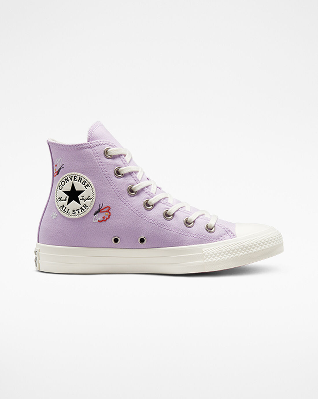 Converse Chuck Taylor All Star Butterfly Wings Női Magasszárú Cipő Lila/Fekete | HU32497