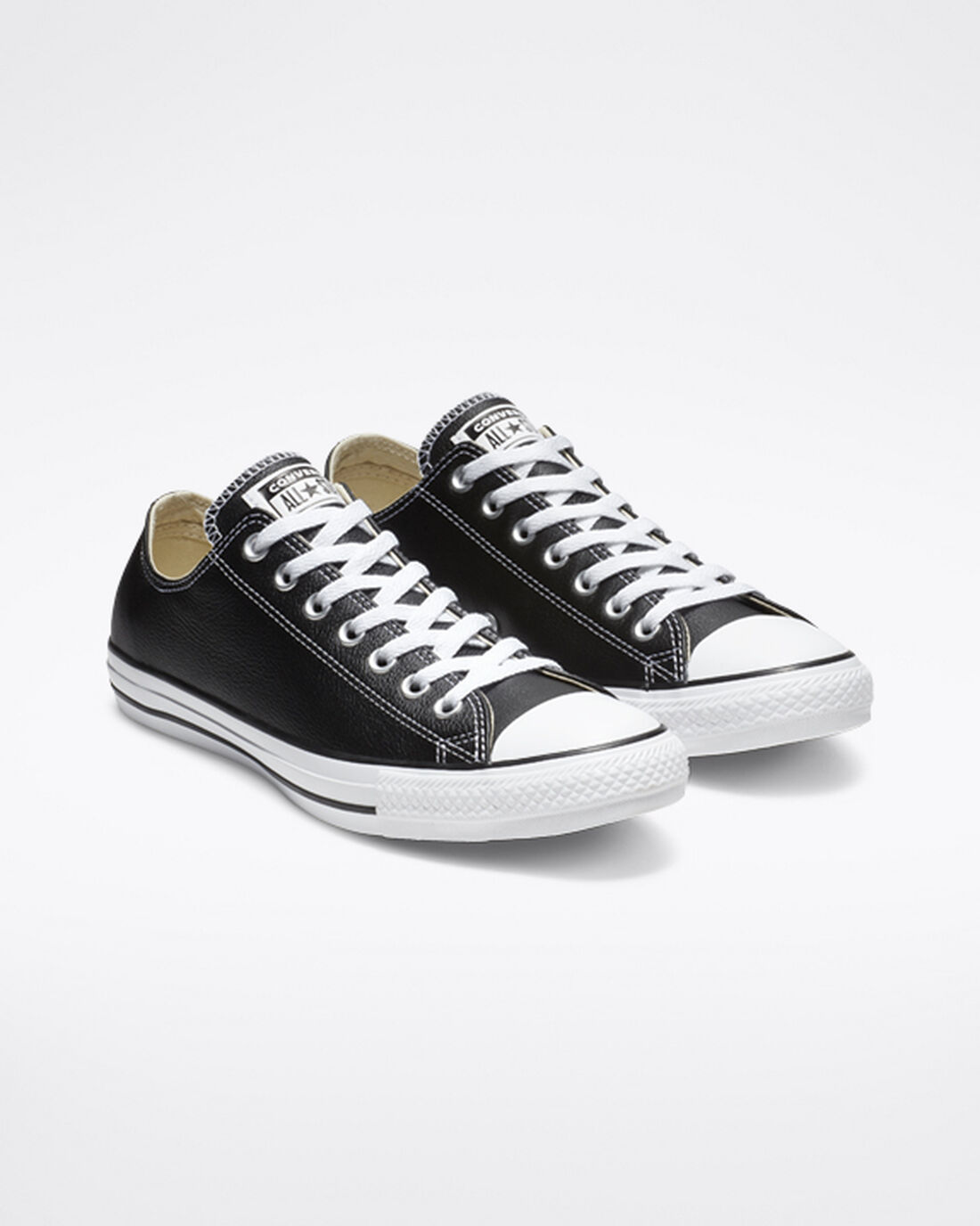 Converse Chuck Taylor All Star Bőr Férfi Tornacipő Fekete | HU06483