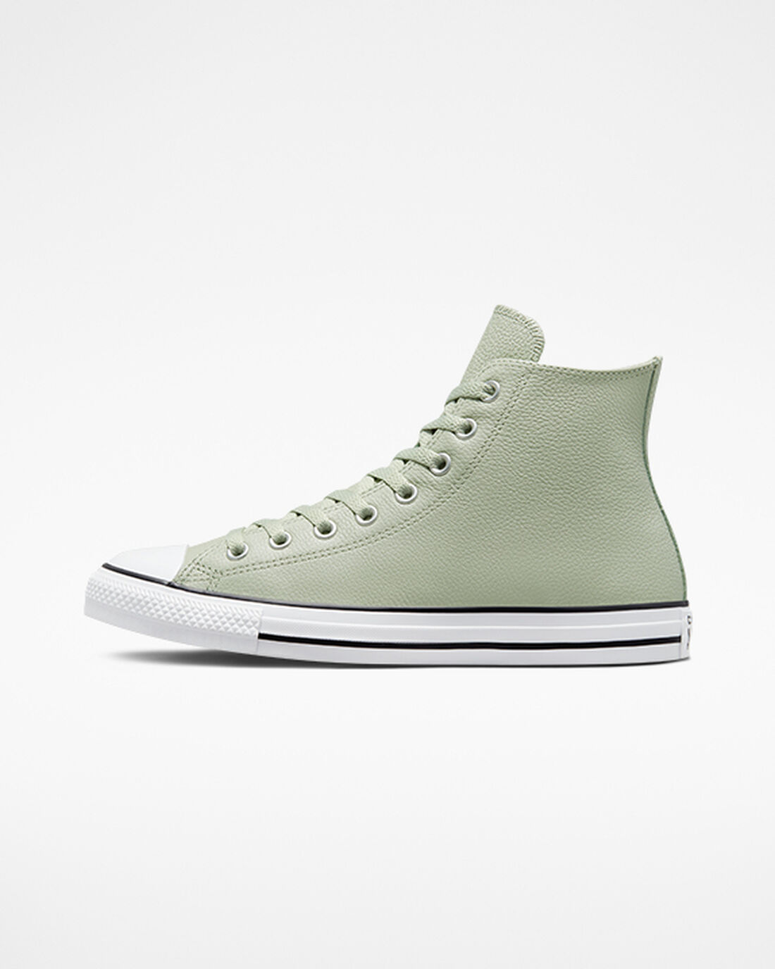 Converse Chuck Taylor All Star Bőr Férfi Magasszárú Cipő Olivazöld | HU14839