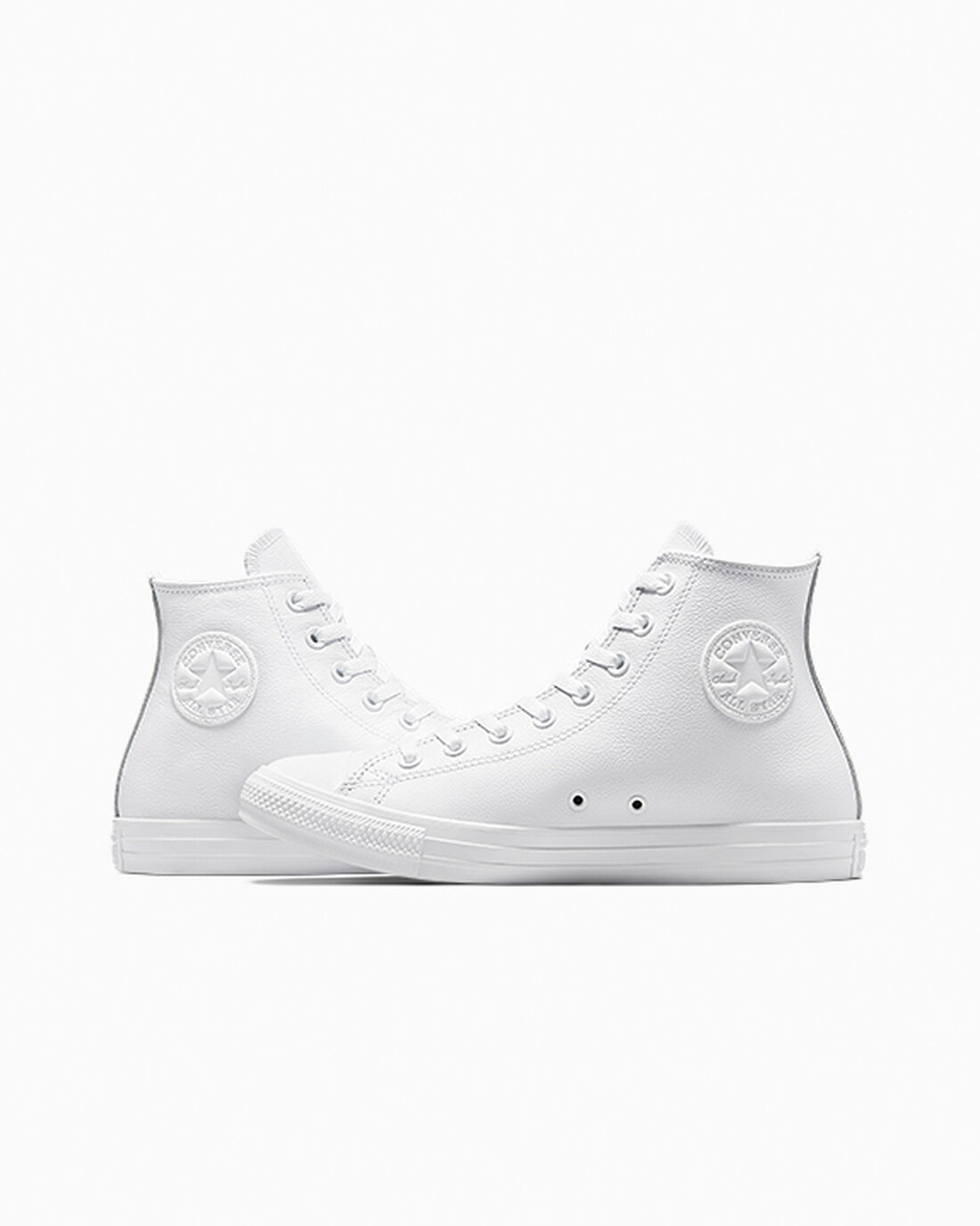 Converse Chuck Taylor All Star Bőr Férfi Magasszárú Cipő Fehér | HU17259