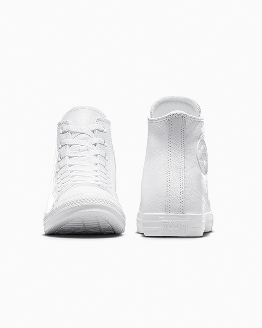 Converse Chuck Taylor All Star Bőr Férfi Magasszárú Cipő Fehér | HU17259