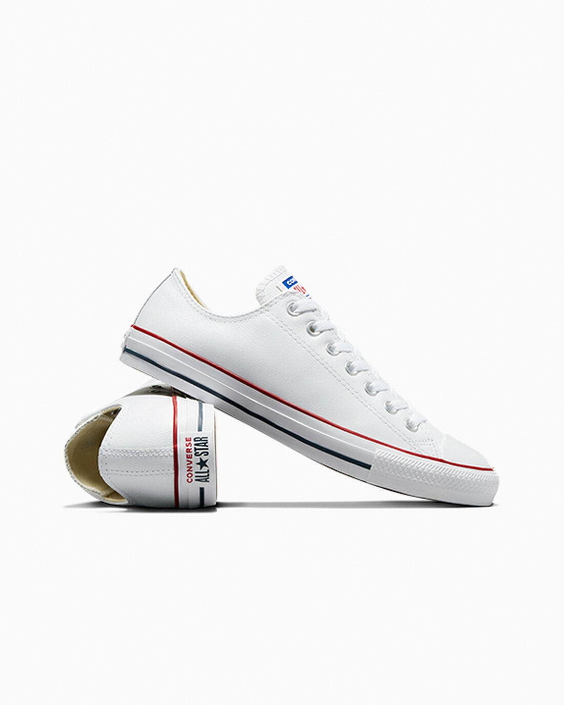 Converse Chuck Taylor All Star Bőr Férfi Tornacipő Fehér | HU19607