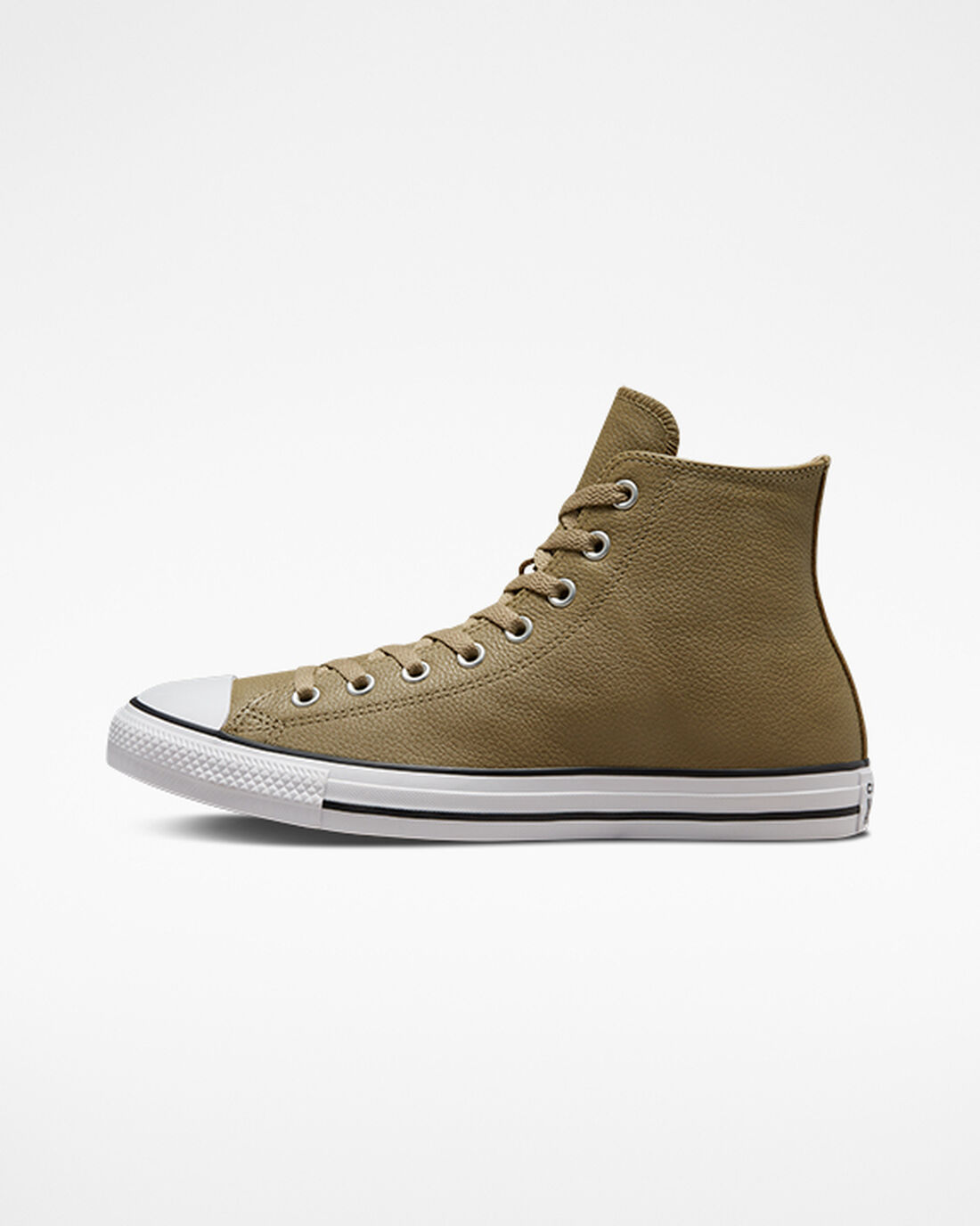 Converse Chuck Taylor All Star Bőr Férfi Magasszárú Cipő Khaki | HU30914