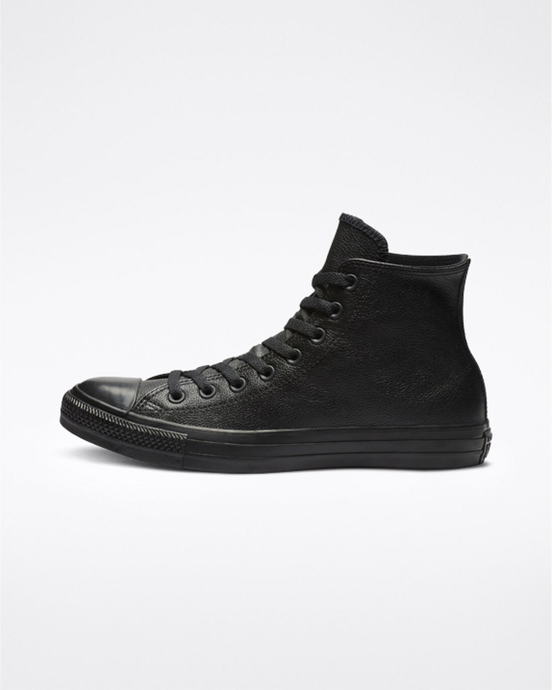 Converse Chuck Taylor All Star Bőr Férfi Magasszárú Cipő Fekete | HU49310